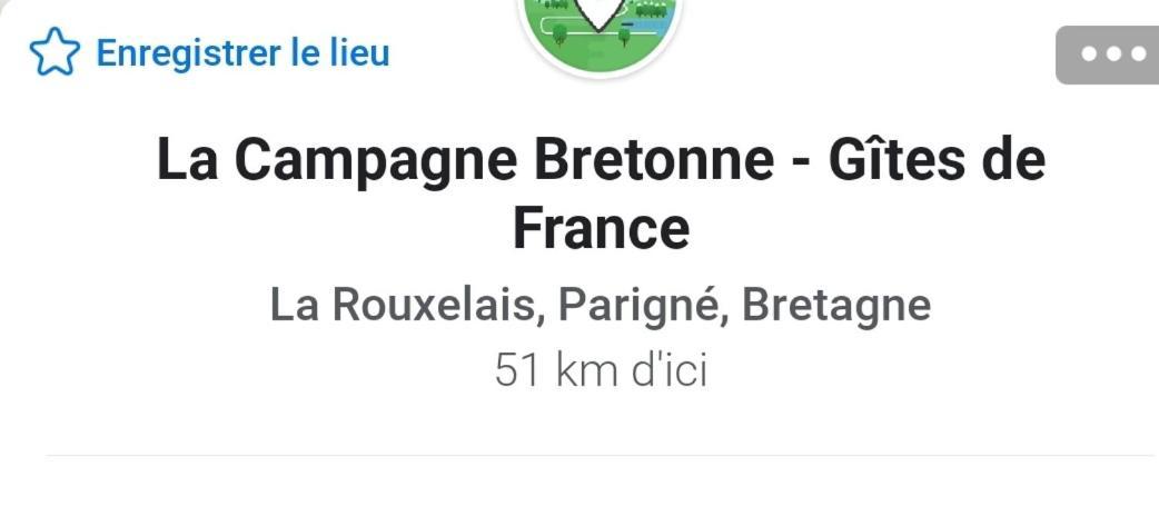 La Campagne Bretonne Villa Parigné Buitenkant foto
